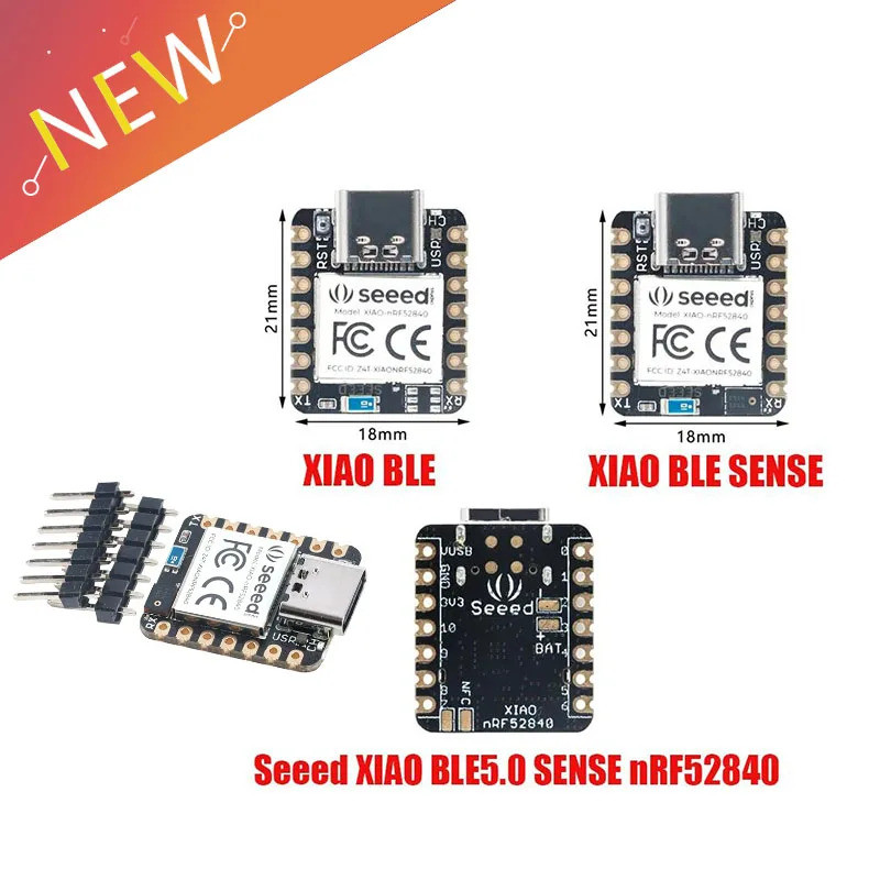 1 Máy Tính Seeeduino XIAO BLE SENSE Seeed Studio XIAO RP2040 NRF52840 Bluetooth-C Module Cho Arduino