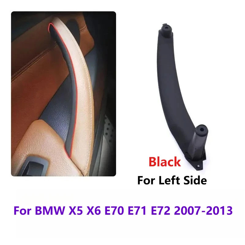 FZE70 E71 Nội Thất Trái Phải Hành Khách Cửa Kéo Tay Cầm Bên Trong Bao Bảng Viền Thay Thế Cho Xe BMW 