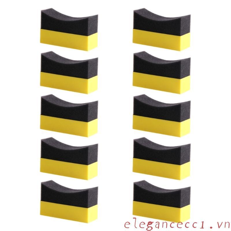 ELE Car Cares EVA Sponge Auto Wax Applicator Pad Car Detailing Hand Polishing Pad