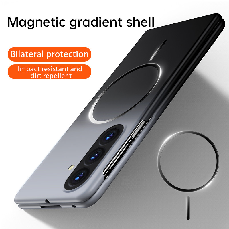 Ốp điện thoại Từ Tính Gradient Cho Samsung Galaxy Z Fold 7 Fold 6 Fold 5 4 Thân Thiện Với Da Mỏng Ch