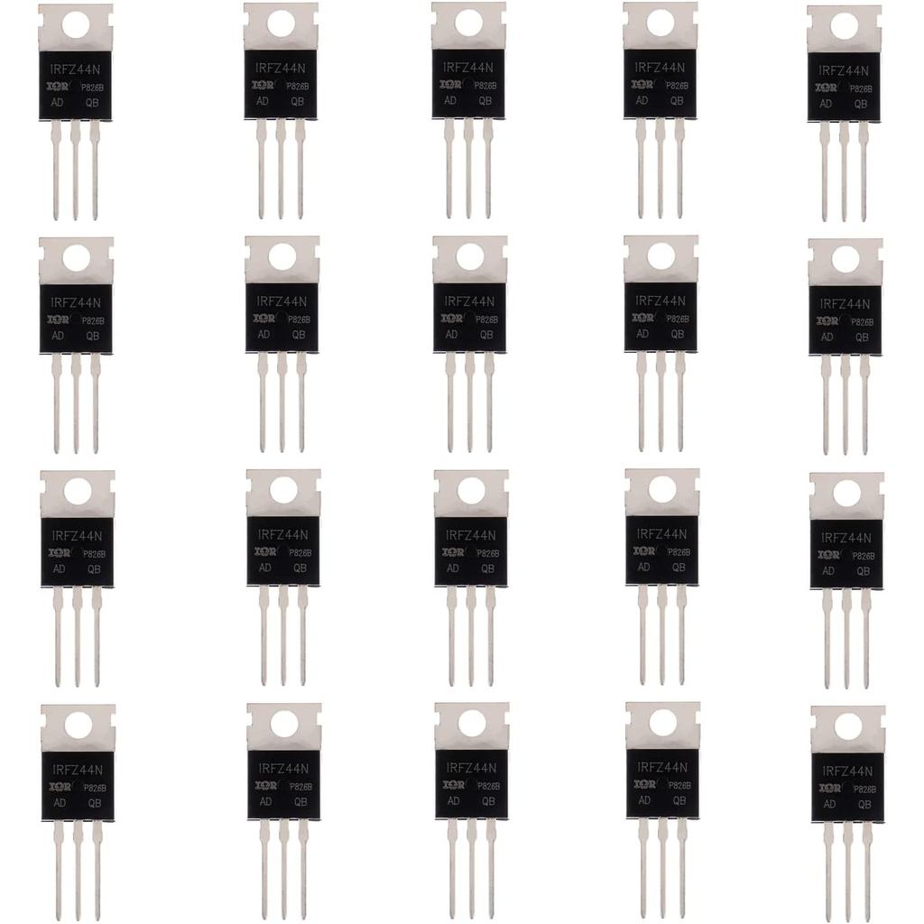 BOJACK IRFZ44N MOSFET 49 A 55 V IRFZ44NPBF Bộ chỉnh lưu kênh N MOSFET Transistor TO-220 (Gói 20)