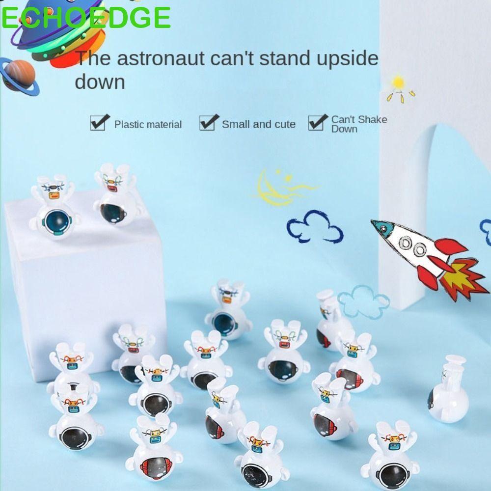 ECHOEDGE 10 Chiếc Ngược Mini Tumbler Đồ Chơi, Spaceman Phi Hành Gia Spaceman Phi Hành Gia Để Bàn Bau