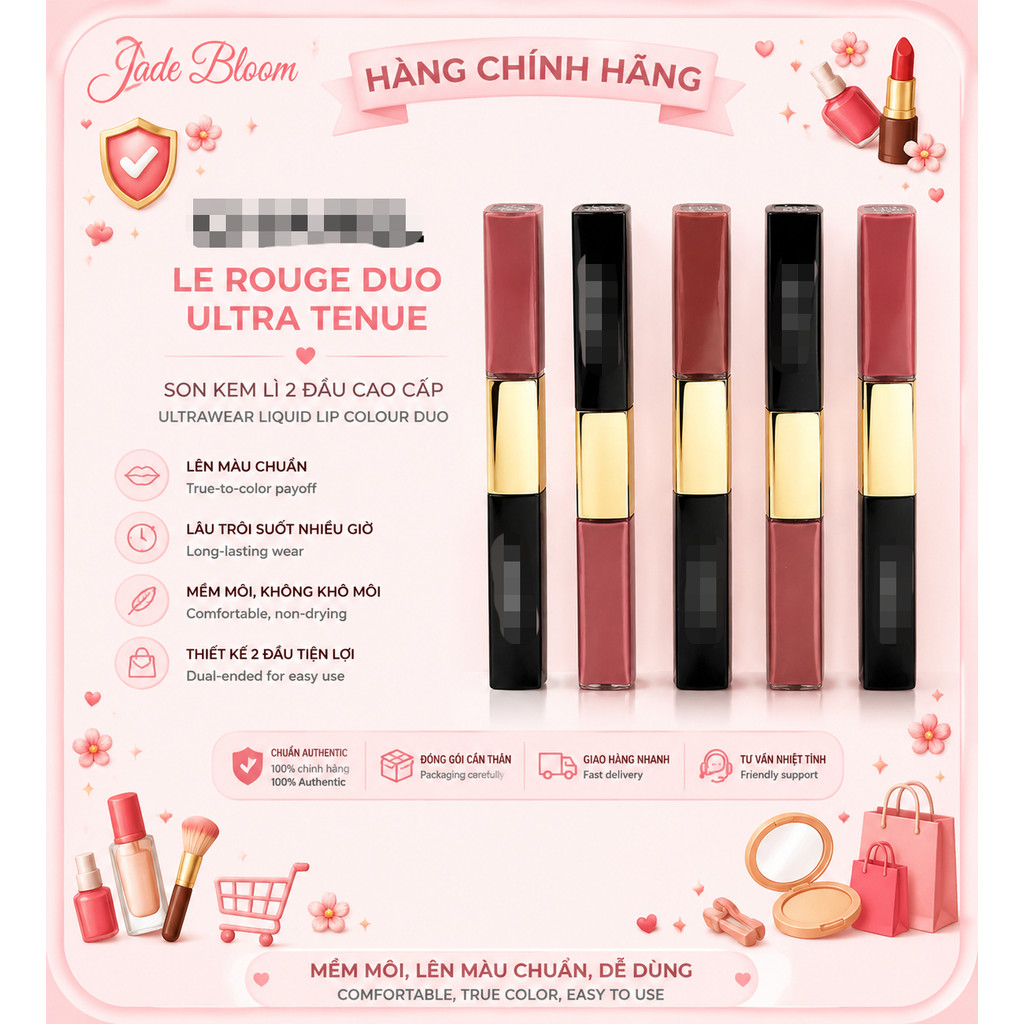 [Chính Hãng] Son ℂℍ𝔸ℕ𝔼ℒ 𝐋𝐄 𝐑𝐎𝐔𝐆𝐄 𝐃𝐔𝐎 𝐔𝐋𝐓𝐑𝐀 𝐓𝐄𝐍𝐔𝐄 3.5g Fullsize | Mềm Môi, Lên Màu Chuẩn, Dễ Dùng