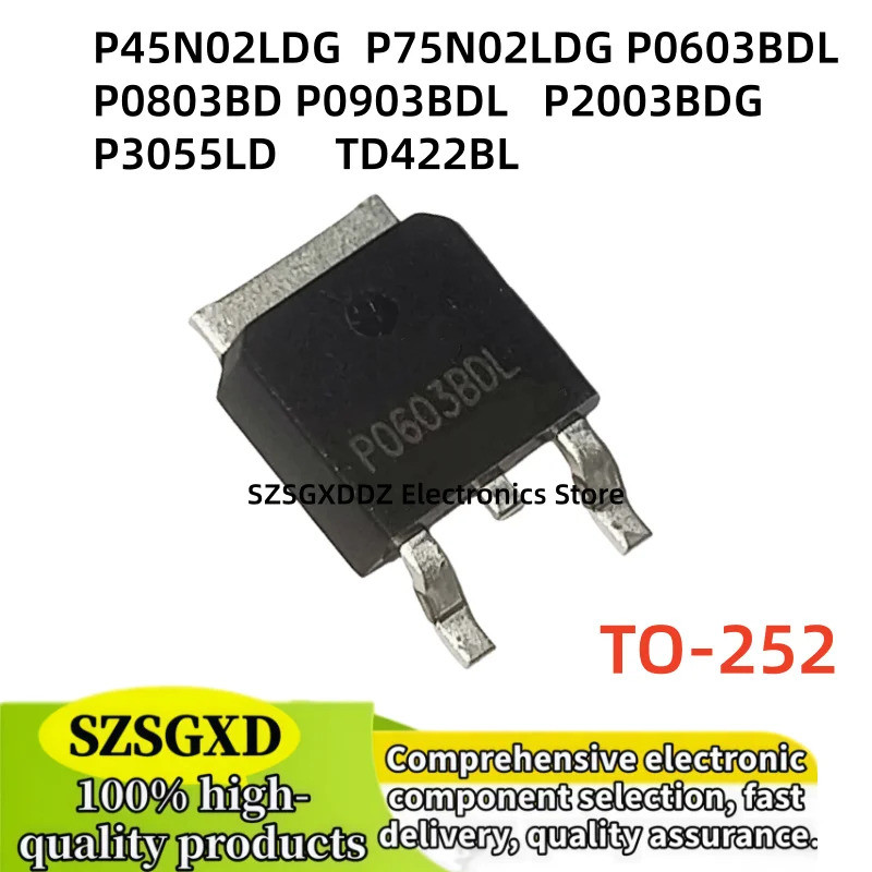 5 Chiếc P45N02LDG P75N02LDG P0603BD P0603BDL P0803BD P0903BDG P0903BD P0903BDL P2003BDG P3055LD TD42