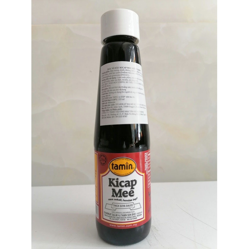 HẮC XÌ DẦU KICAP MEE TAMIN 225ML - MALAYSIA .
