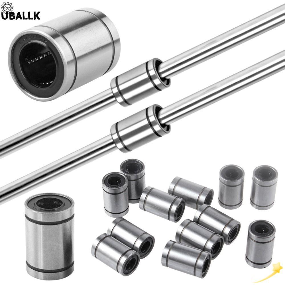 UBALLK Bushing Thép Thanh Bền Trục CNC Phần LM8UU LM10UU LM12UU LM16UU