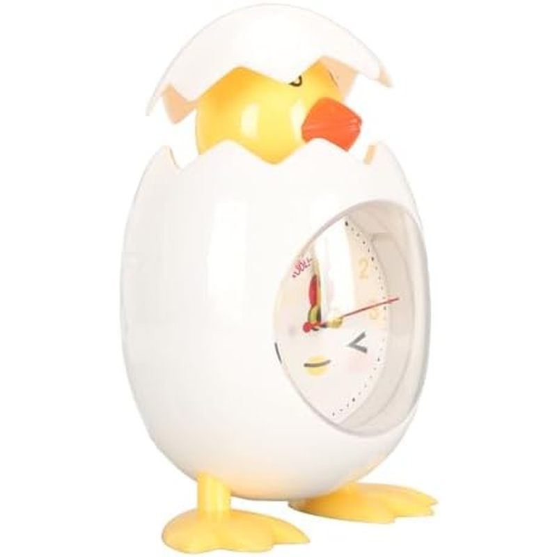 Akozon Akozon Cute Cartoon Egg Shell Chicken Alarm Clock Multifunctional Desktop Alarm Clock for Stu