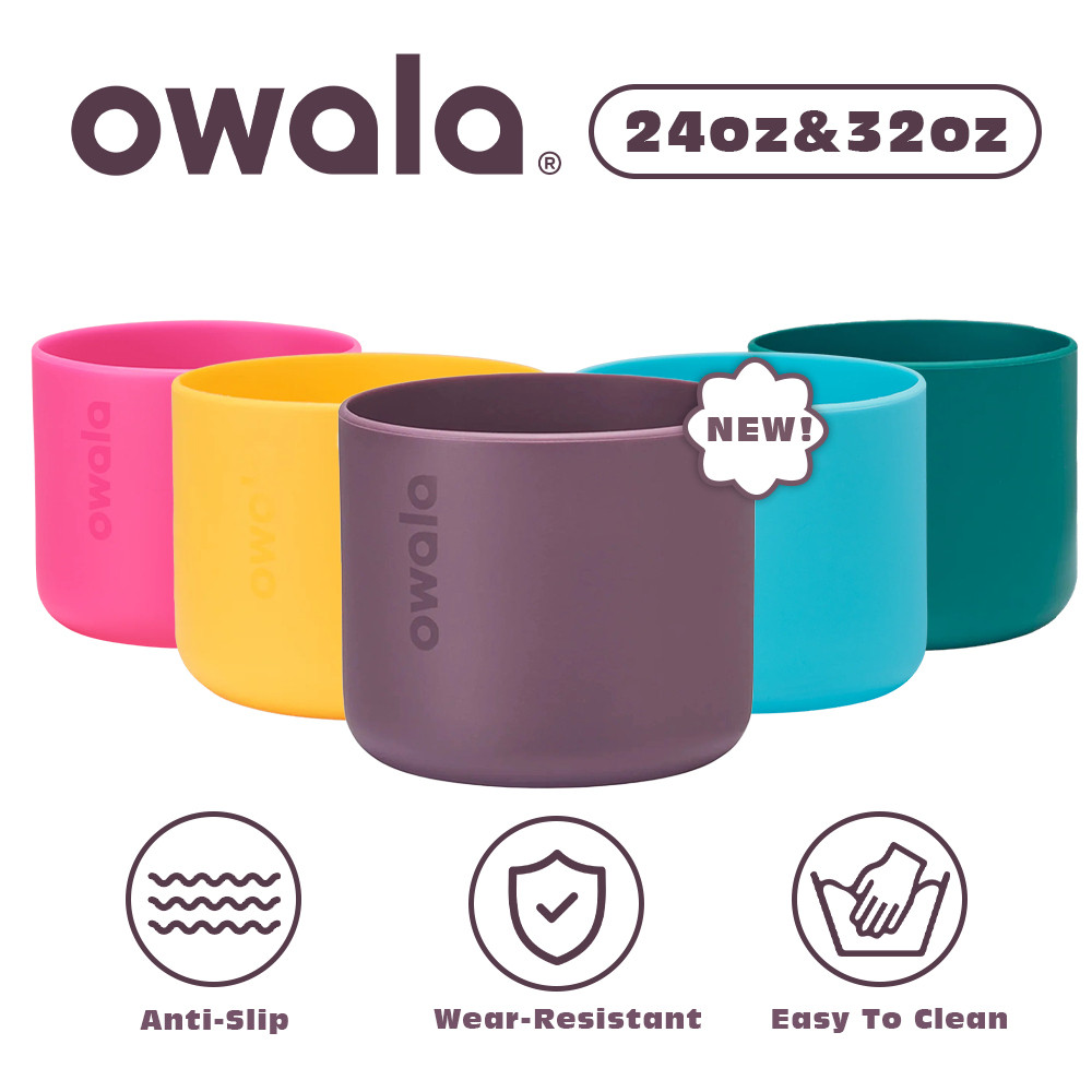 Giày bốt silicon Owala cho Owala FreeZip 24oz / 32oz Giày bốt bình nước Owala / Bảo vệ bình nước Tum