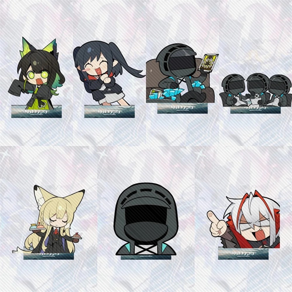 Standee Arknights mô hình mica chibi trang trí bàn học Doctor Kaltsit Amiya W Chen phụ kiện anime ga