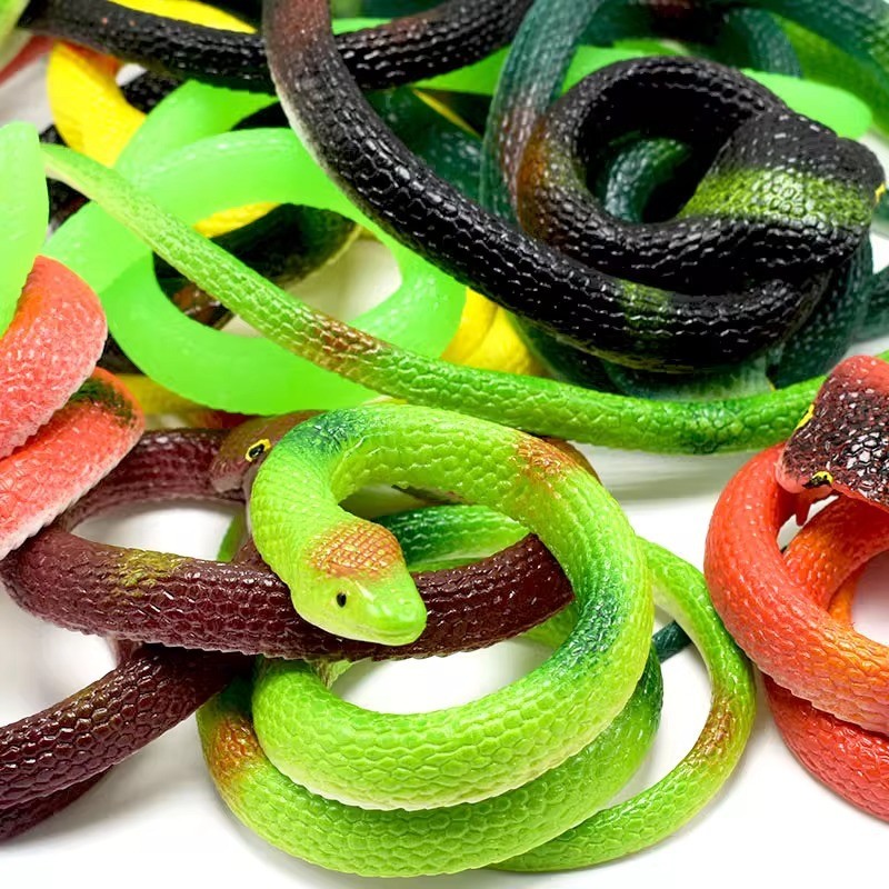 < Hàng có sẵn > Đồ chơi rắn mô phỏng rắn cao su mềm rắn giả Tricky Cobra hiếm lạ mới lạ Đồ chơi kỳ l