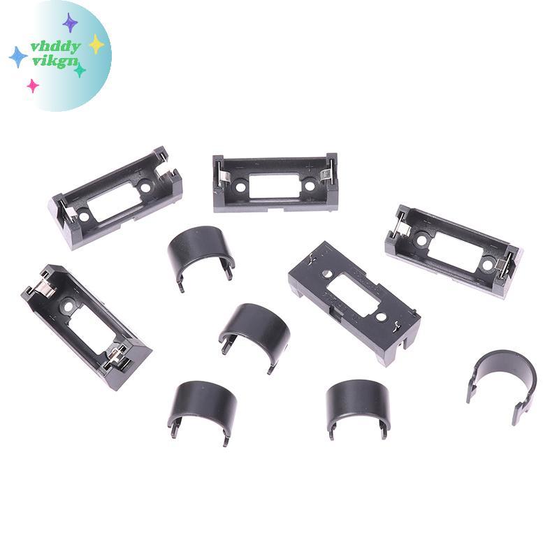 VHDD 5 Chiếc Cắm CR123A Pin 16340 Hộp Pin LIR123A Hộp Bảo Quản Pin CR123A Vỏ Pin Cho PCB DIY VN