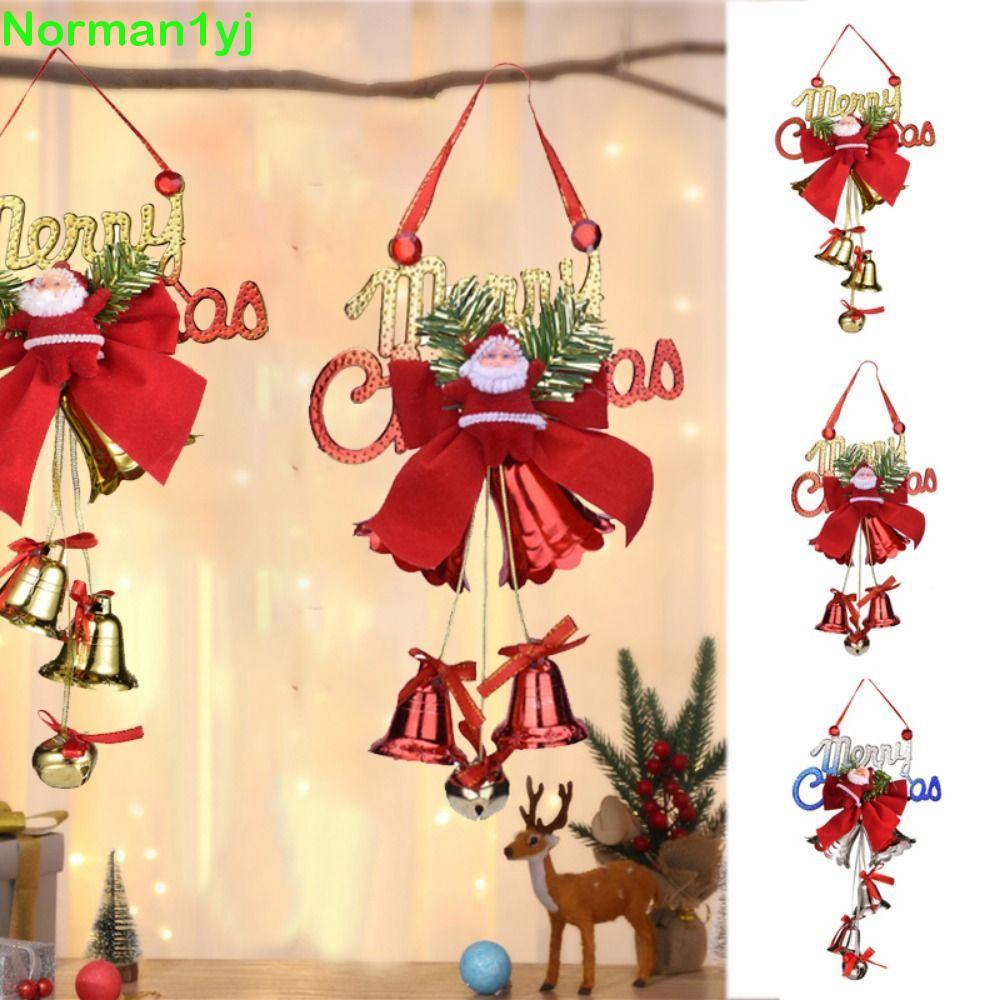 Mặt dây chuyền treo chuông ông già Noel NYVEX, Mặt dây chuyền cây thông Noel hoạt hình trang trí, Mặ