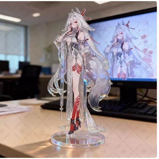 Standee Zenless Zone Zero Hoshimi Miyabi Mô Hình Mica Acrylic Figure Trang Trí Bàn Làm Việc Quà Tặng