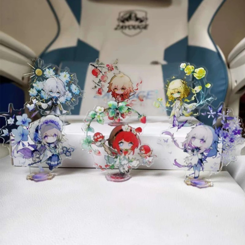 Standee Honkai Star Rail HSR Mica Chibi Nhân Vật Aglaea Tribbie Castorice Phainon Mydei Herta Mô Hìn