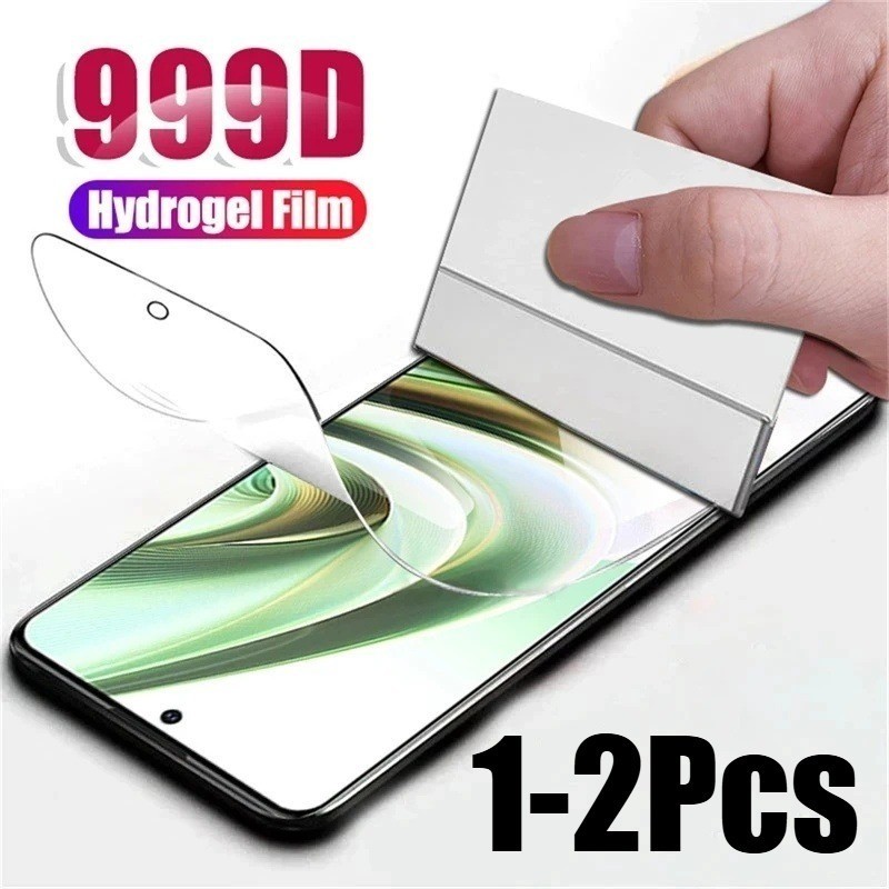 1-2 Chiếc Full Cover Chống Ánh Sáng Xanh Mềm Hydrogel Cho HTC Wildfire E2 E3 E4 E5 E6 X Plus star li