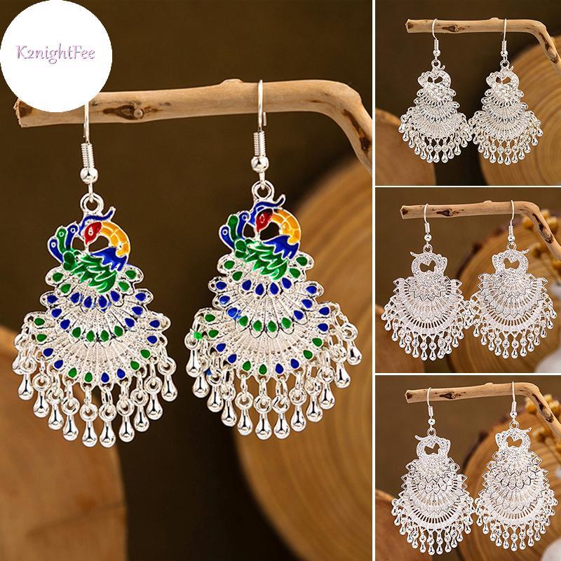 K2nightFee - Bông Tai Đậu Hà Lan Cho Nữ, Style Boho Vintage
