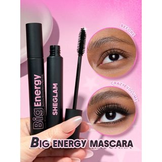 Mascara SHEGLAM Big Energy – Làm Dày Mi Siêu To, Chống Vón Cục, Dễ Tẩy Trang Bằng Nước