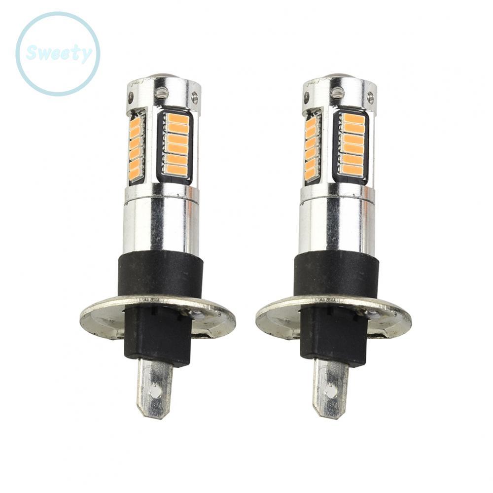Đèn LED lái xe với bộ bóng đèn H1 Nhiệt độ màu hổ phách sáng 3000K