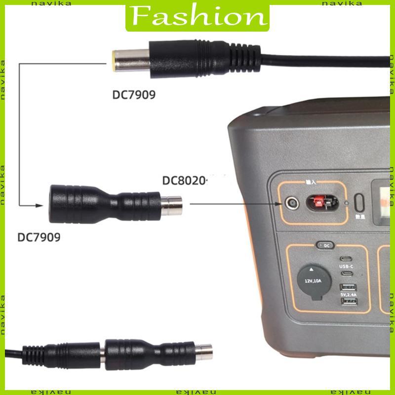 NA DC Connector DC7909 sang DC8020 Adapter cho Bảng điều khiển năng lượng mặt trời RV Trạm điện di đ