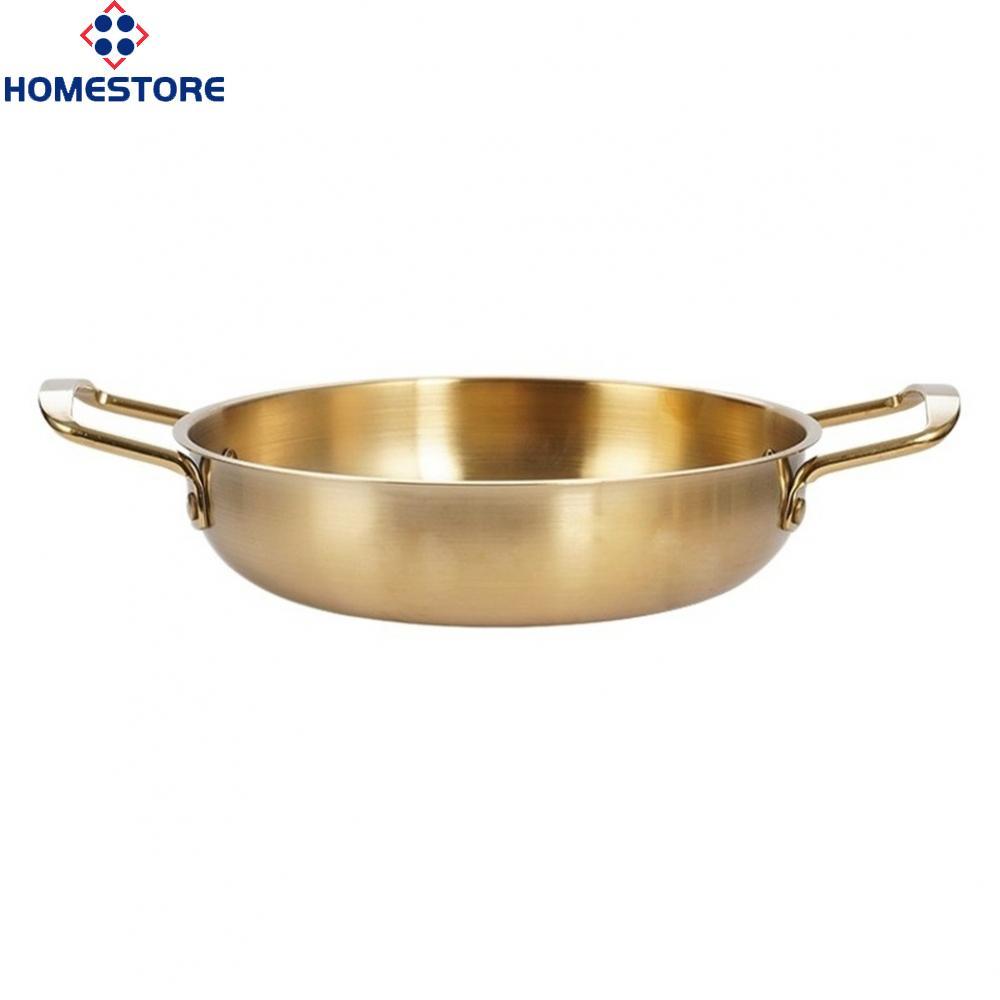 [Homestore]Korean Style Stainless Steel Noodle Soup Pot for Ramen Hotpot Gas Induction