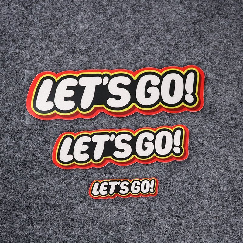 LOGO Khối Xây Dựng Đồ Chơi Tiếng Anh Sáng Tạo Xe Miếng Dán Let 's Go Điện Xe Máy Thân Mũ Bảo Hiểm Ph