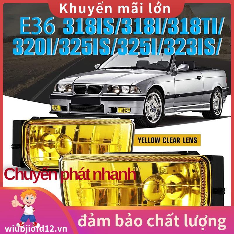 Đèn sương mù E36 cho M3 (E36) 3 Series 1992-1999 Lắp ráp thay thế đèn sương mù 1 cặp (Ống kính màu v