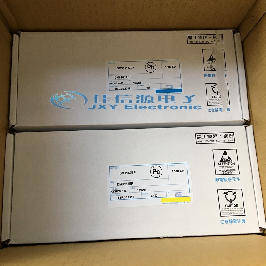Bộ điều khiển Ethernet DM9161AEP LQFP48 DM9161 Chip IC 48-LQFP