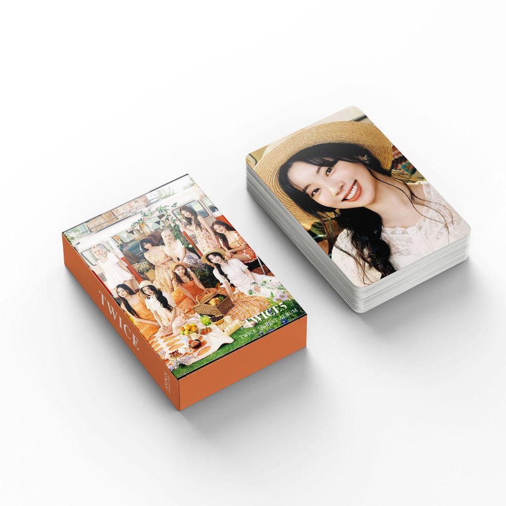 55 chiếc TWICE 2026 Red Whispers Lomo cards Twice5 THE STORY GOES ON ENEMY ĐÂY LÀ DÀNH CHO MISAMO NA