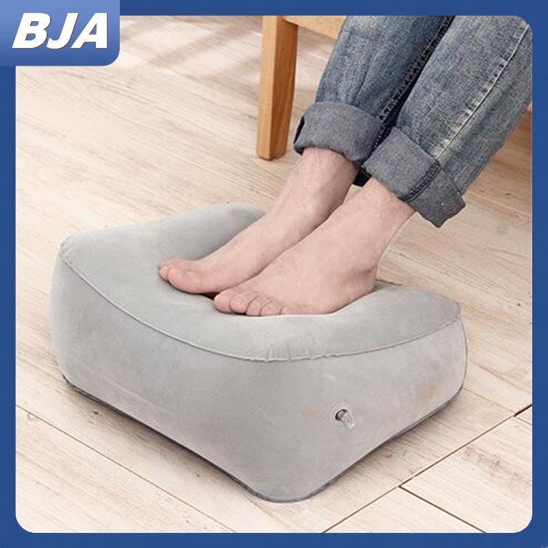 BJA Mềm Footrest Gối PVC Bơm Hơi Chân Gối Đệm Du Lịch Hàng Không Văn Phòng BJA