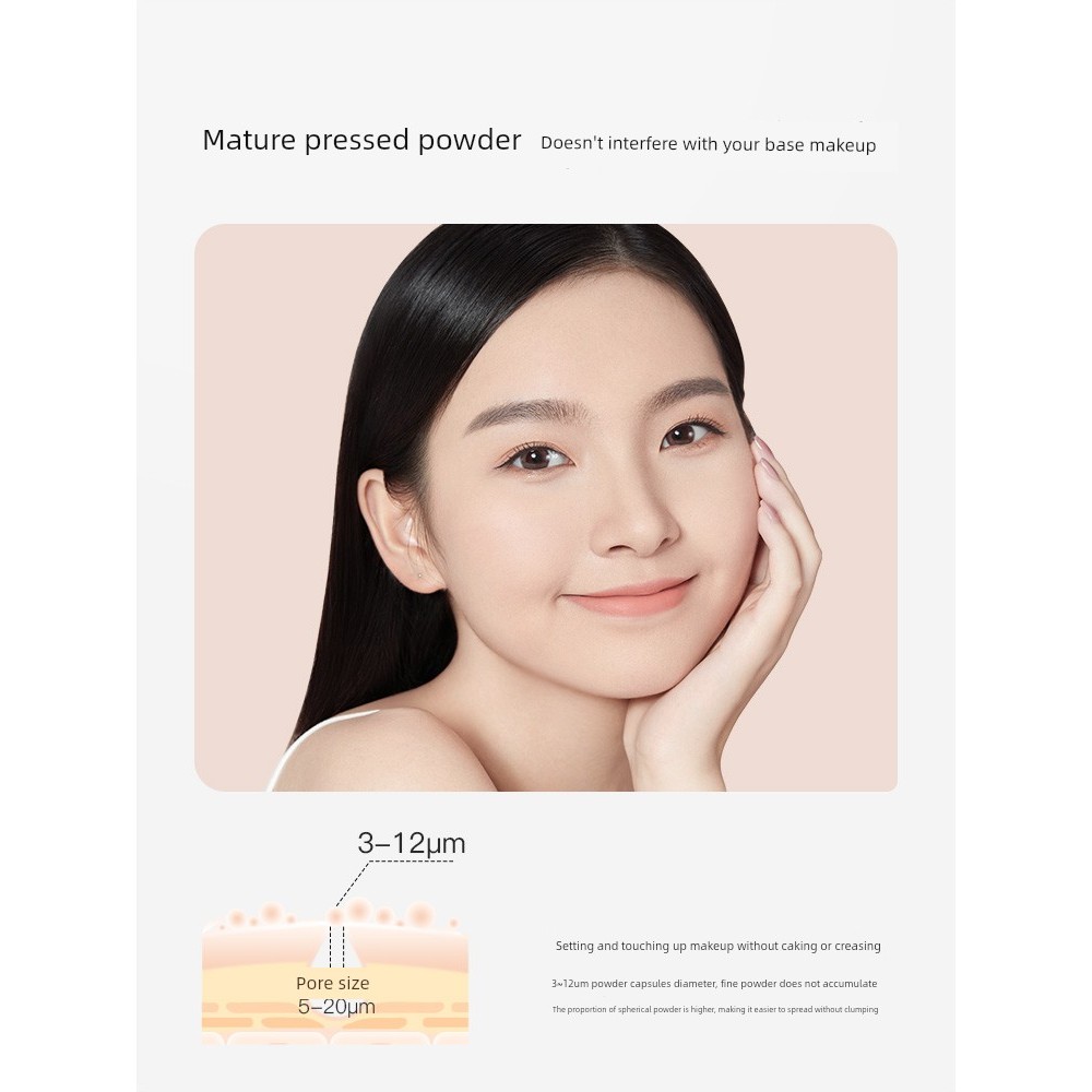 phấn phủ artmiss phấn phủ perfect diary Spenny Spenny Spenny Bột ép không dính Giữ trang điểm Thiết 