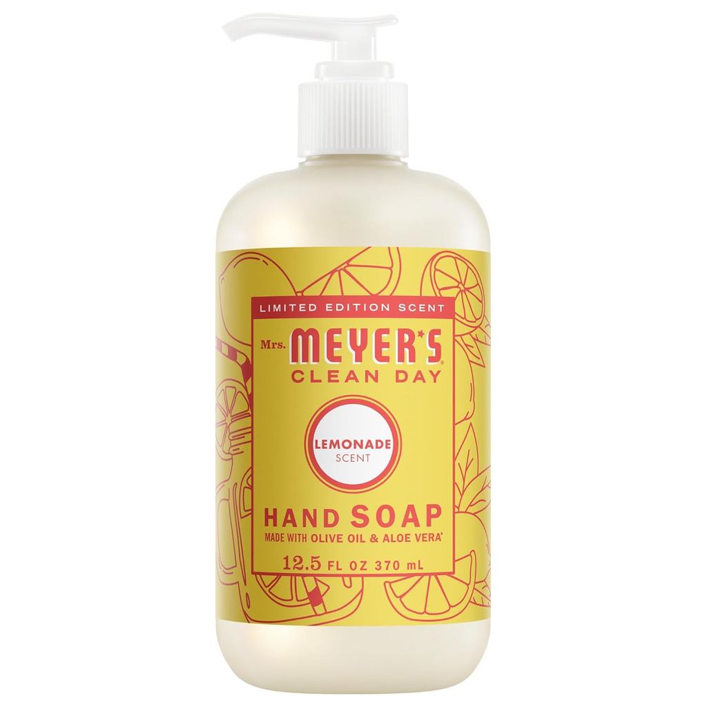Bà Xà phòng cầm tay MEYER 'S CLEAN DAY, Hương chanh, Chai 12,5 Fl Oz