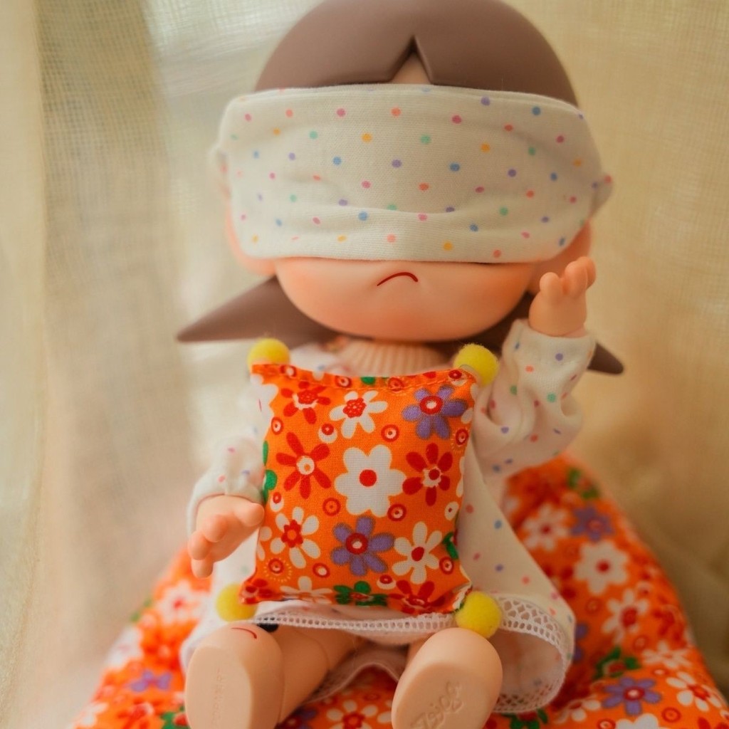 Gazi Sister zsiga Star Doll Ngủ Sofa Gối Handmade Bộ Đồ Ngủ Ba Mảnh