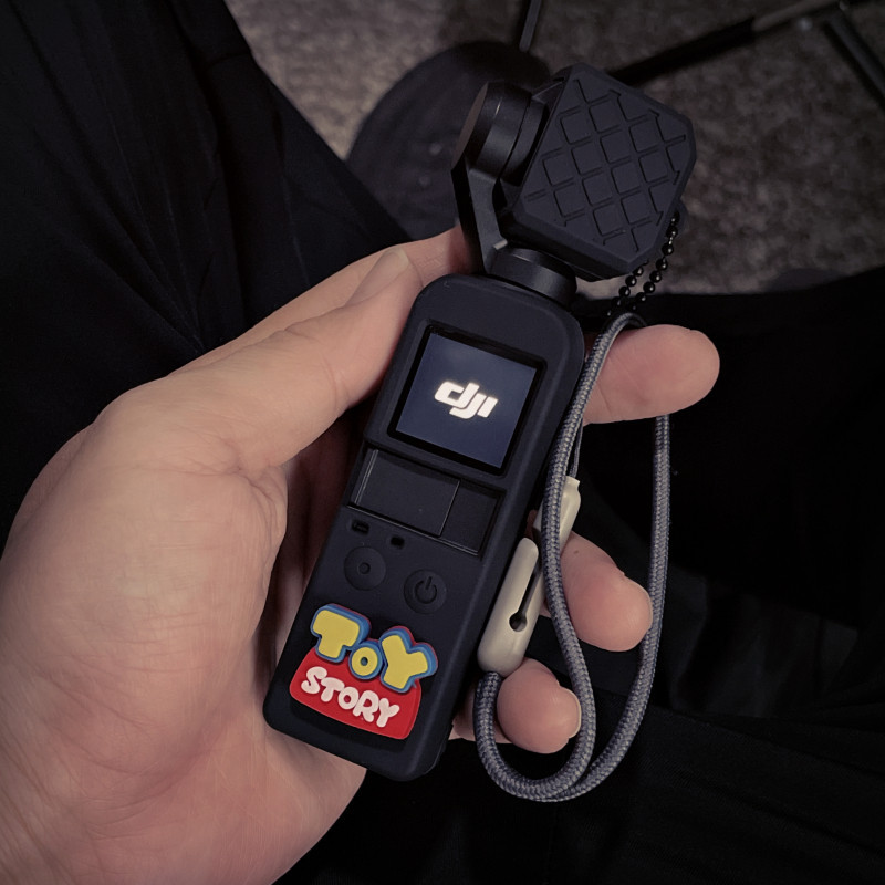 Thích hợp cho DJI Osmo Pocket 2 3 Lingmo Túi cầm tay Gimbal Camera Vỏ bảo vệ silicon