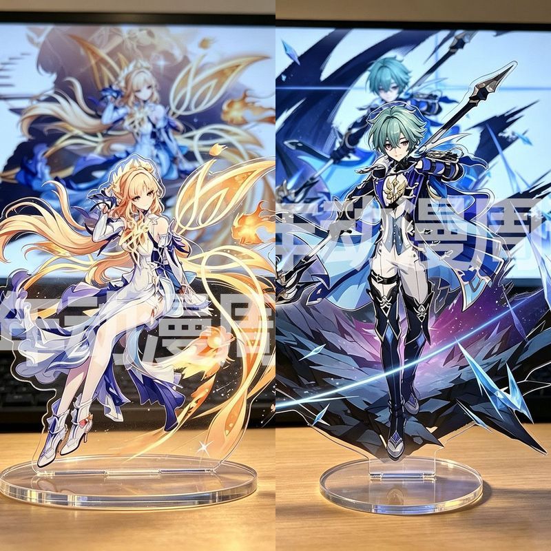 Genshin Impact / Lohen / Nicole / Genshin Nicole Lohen Hàng hóa Bộ sưu tập đồ trang trí thẻ đứng tự 