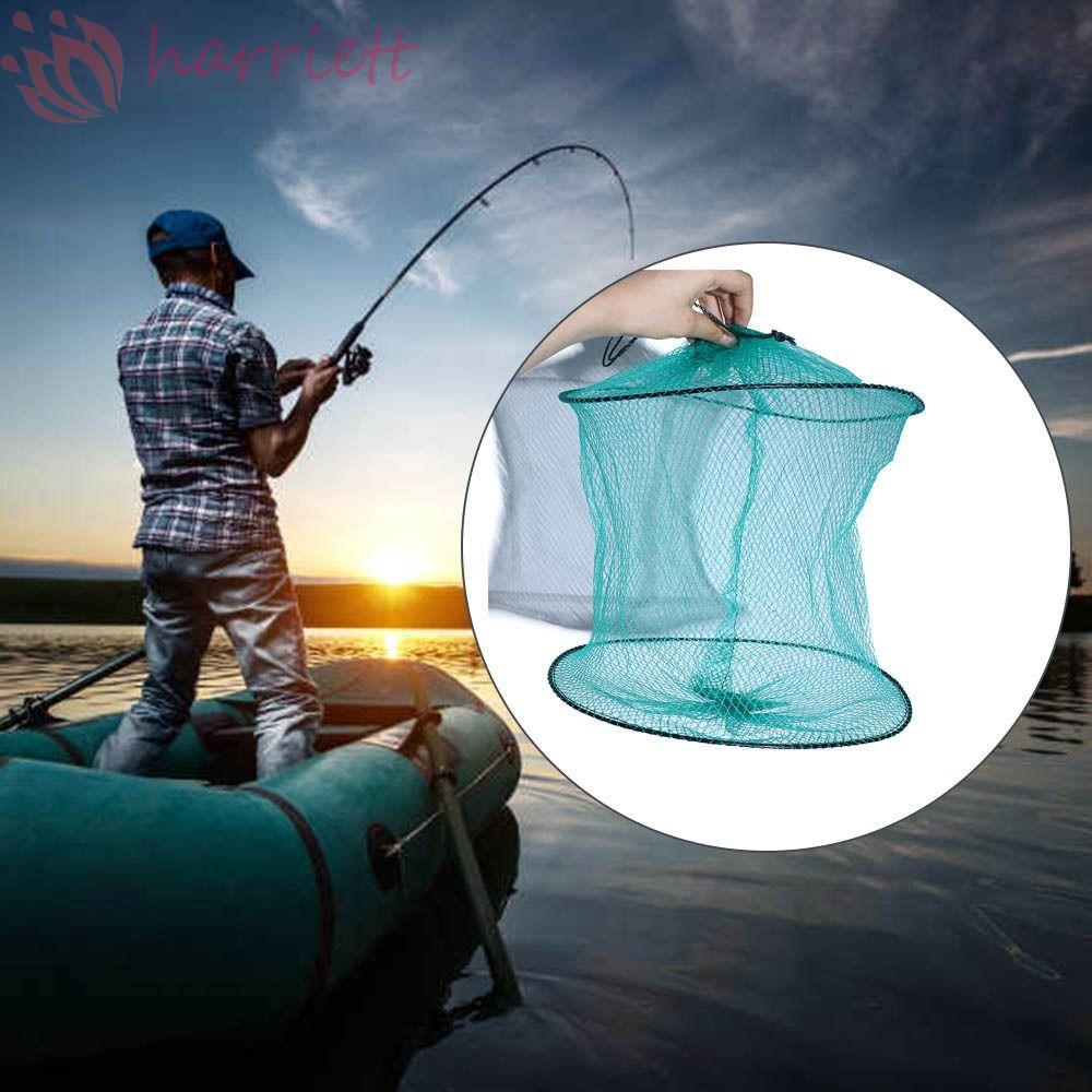 HARRIETT Lồng Câu Cá Lưới Bảo Vệ Cá Dụng Cụ Câu Cá Bẫy Mạng Minnow Bẫy Cá Crawfish Bẫy Cá Bẫy Cua Mồ
