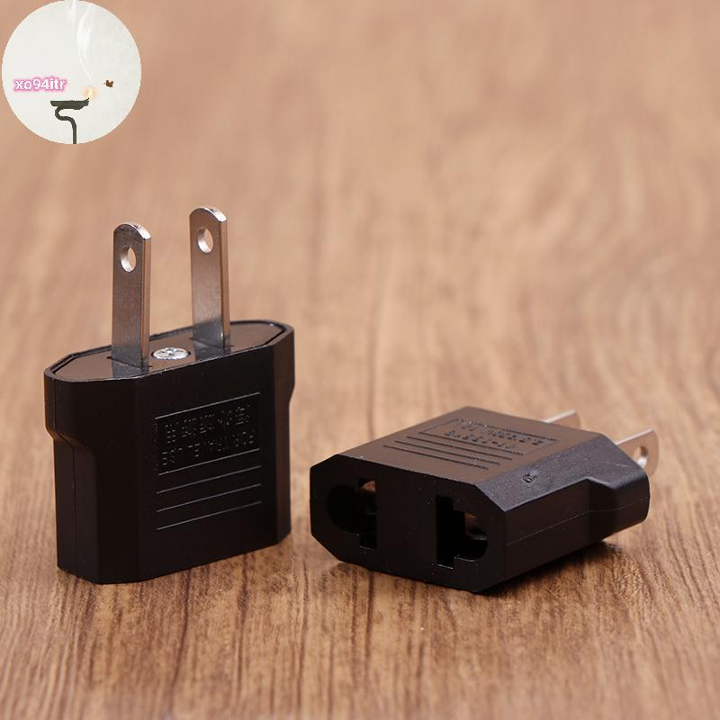XOITR 2 Cái US AU EU US Sang EU / EU Sang US Cắm Adapter Euro Du Lịch Điện Cắm Ổ Cắm Bộ Chuyển Đổi S