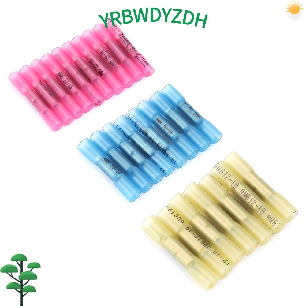 Đầu nối dây co nhiệt CRBDDK 300 chiếc, Đầu nối mông cách nhiệt chống nước, Kết nối đôi màu đỏ xanh v