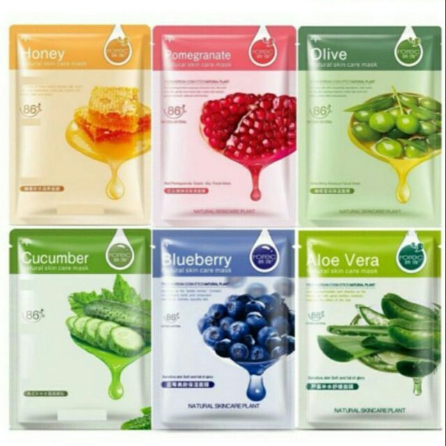 Mặt nạ dưỡng ẩm và nuôi dưỡng sâu Hchana Bioaqua Rorec