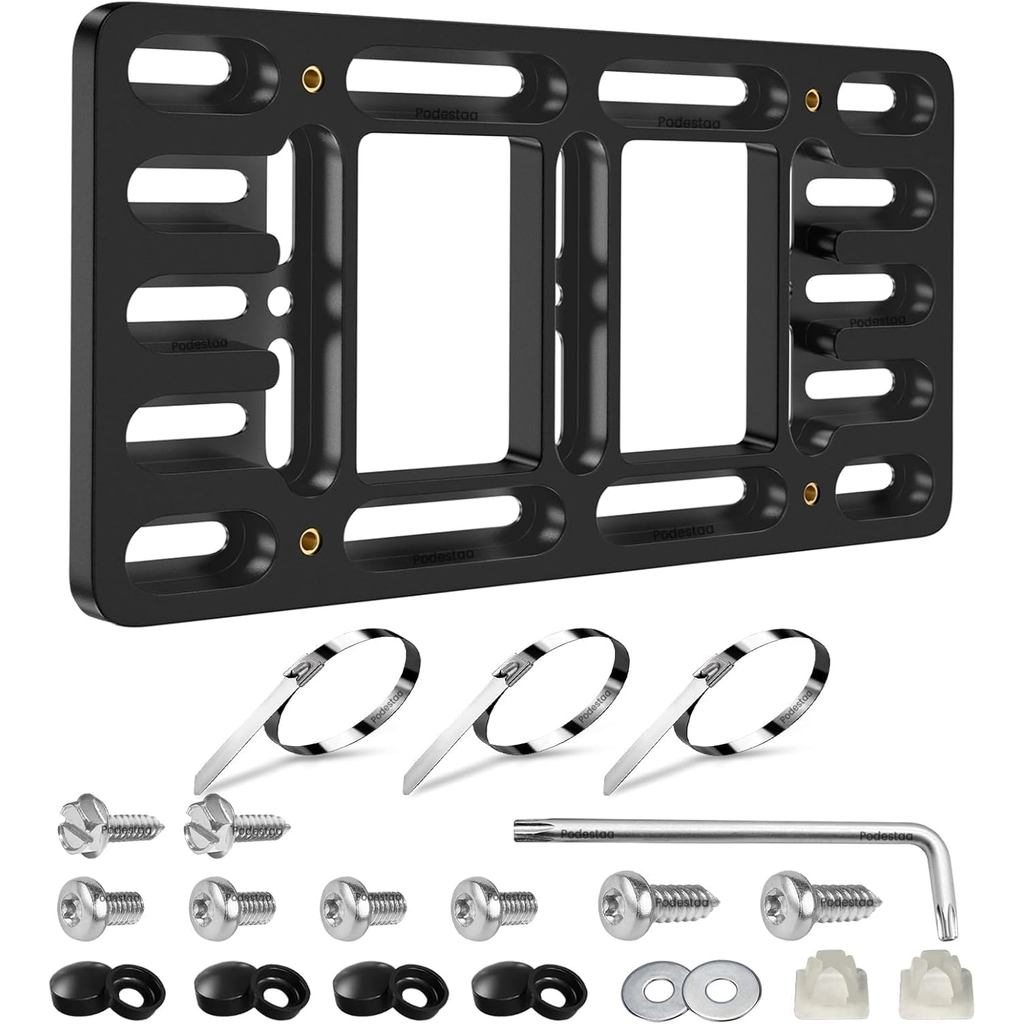 Cản Trước Biển Số Giá Đỡ Cho Xe Toyota 2000-2025 RAV4 Corolla Camry Lai 4Runner Tundra Tacoma Xe Tấm