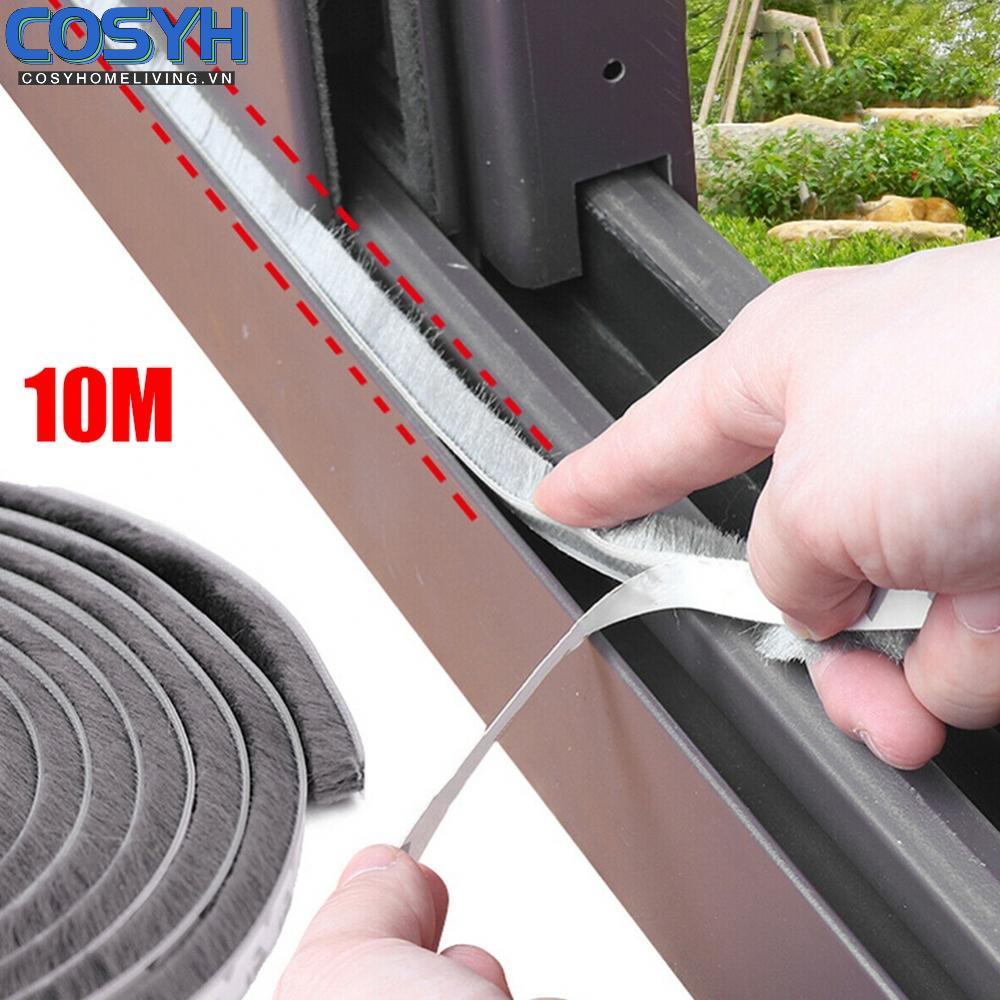 <cosyh>Gray Polypropylene 10M Sealing Strip to Protect Against Dust and Noise