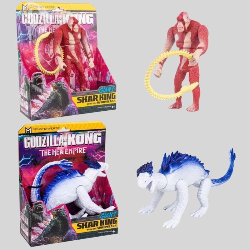 Godzilla Donkey Kong Snow Magic Scar King Boxed Gorilla Gửi Bé Trai Đồ Chơi Trẻ Em Hình Búp Bê Mô Hì