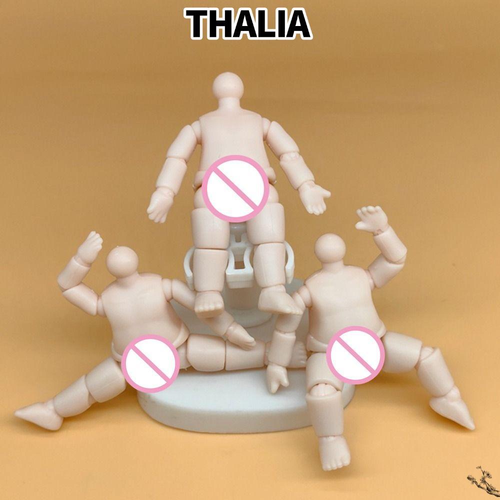 THHALIA‌ Búp bê hình, Búp bê cơ thể PVC cao 6,3 cm, Búp bê Anime Nhiều khớp Thân búp bê BJD bền bỉ c