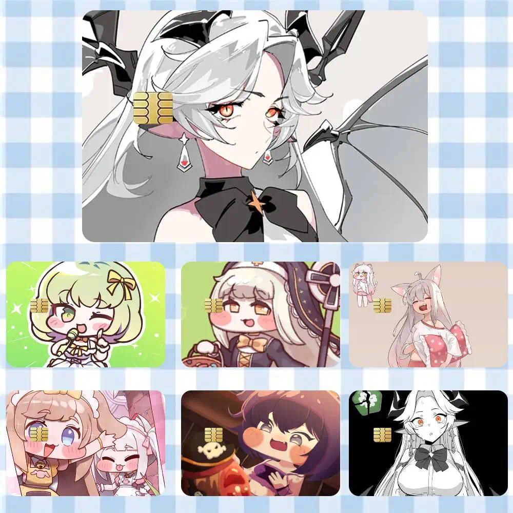Trickcal Chibi Go G-Game  Sticker Film Tape Skin for Credit Card Debit Card Waterproof Stickers Cart