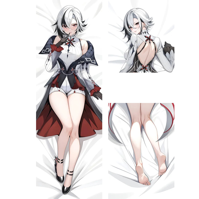Genshin Impact The Knave Arlecchino Anime Dakimakura Body Gối 50 * 150