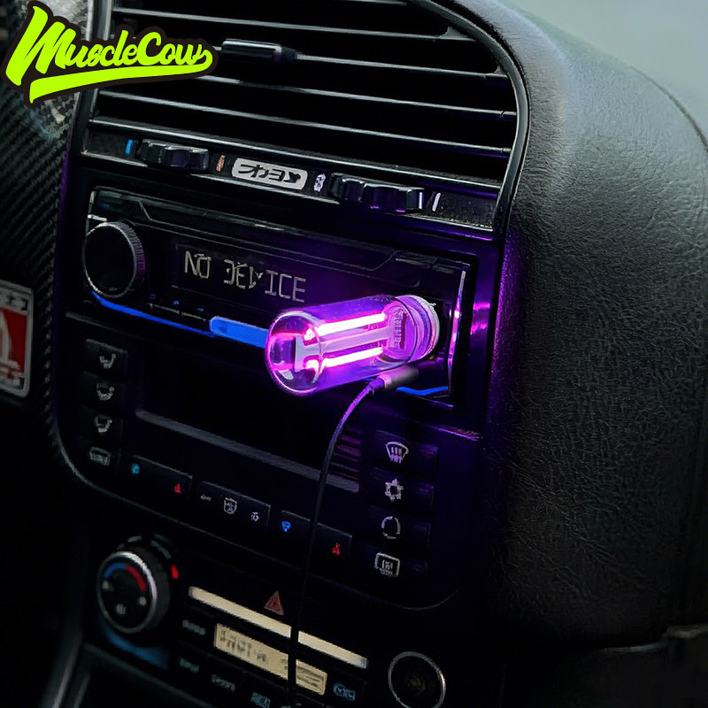 JDM Ô Tô USB Khí Quyển Đèn Không Dây Sửa Đổi Nội Thất Ô Tô Đèn led Trang Trí Dạ Quang Chiếu Sáng Độc