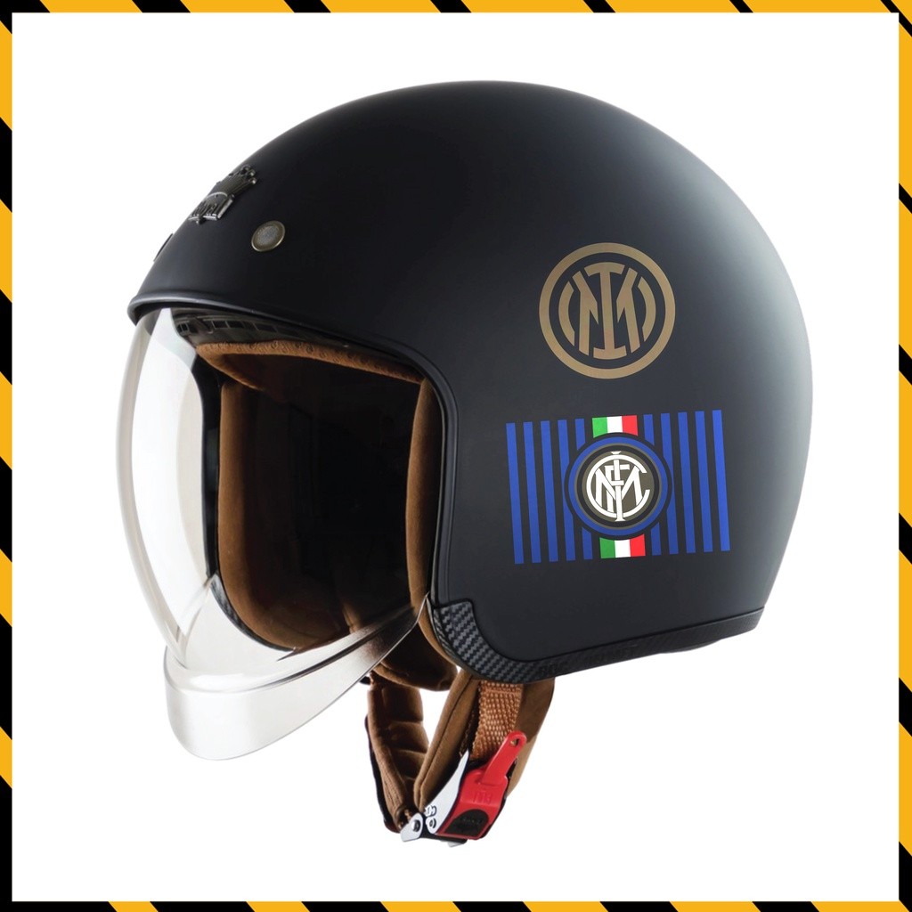 Hình Dán Sticker CLB Inter Milan Dán Tem Xe, Dán Nón, Điện Thoại, Laptop - Logo Inter Chất Liệu Chốn
