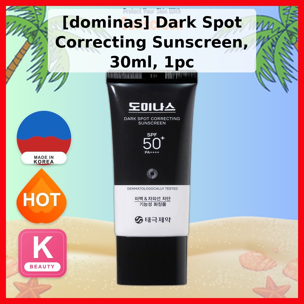 [dominas] Kem chống nắng khắc phục vết thâm, 30ml, 1pc / Kem chống nắng Hàn Quốc / Kem chỉnh điểm tố