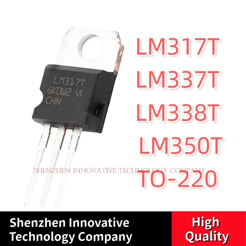 5 Chiếc LM317T LM317 LM350 LM337 LM338 LM337T LM338T LM350T TO-220 Hiệu Ứng Trường Transistor