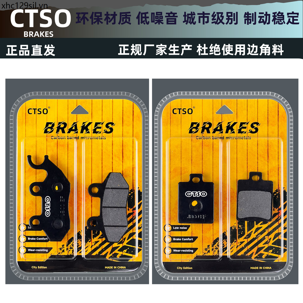 Thích Hợp Cho Xe Tay Ga Sanyang Xe Máy JET SL 150 Phía Trước Phía Sau Má Phanh Đĩa / Da