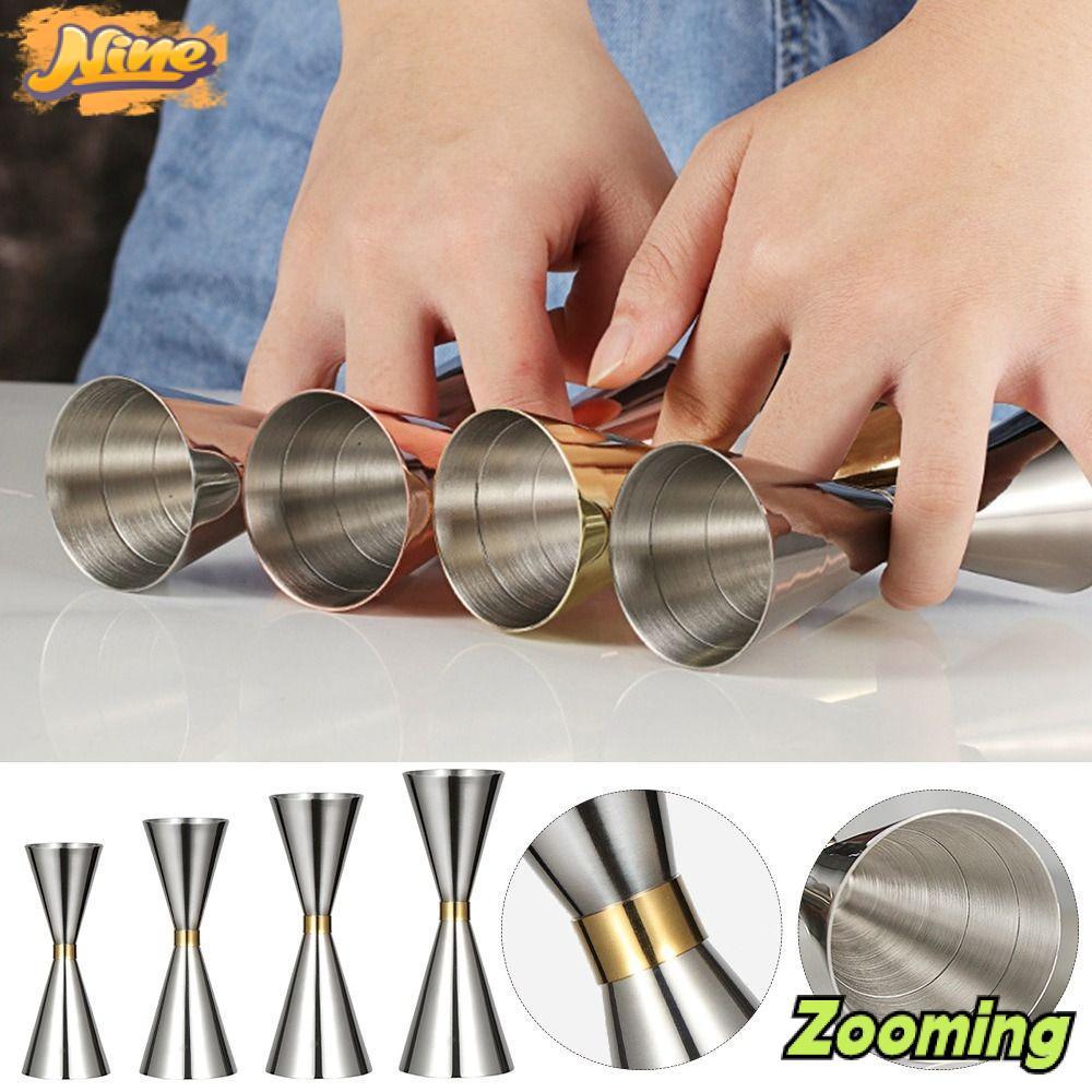ZOOMING Double Cocktail Jigger, OZ / ML Đo Bên Trong Thanh Đo Jigger, Thanh Thép Không Gỉ Hot Shot J